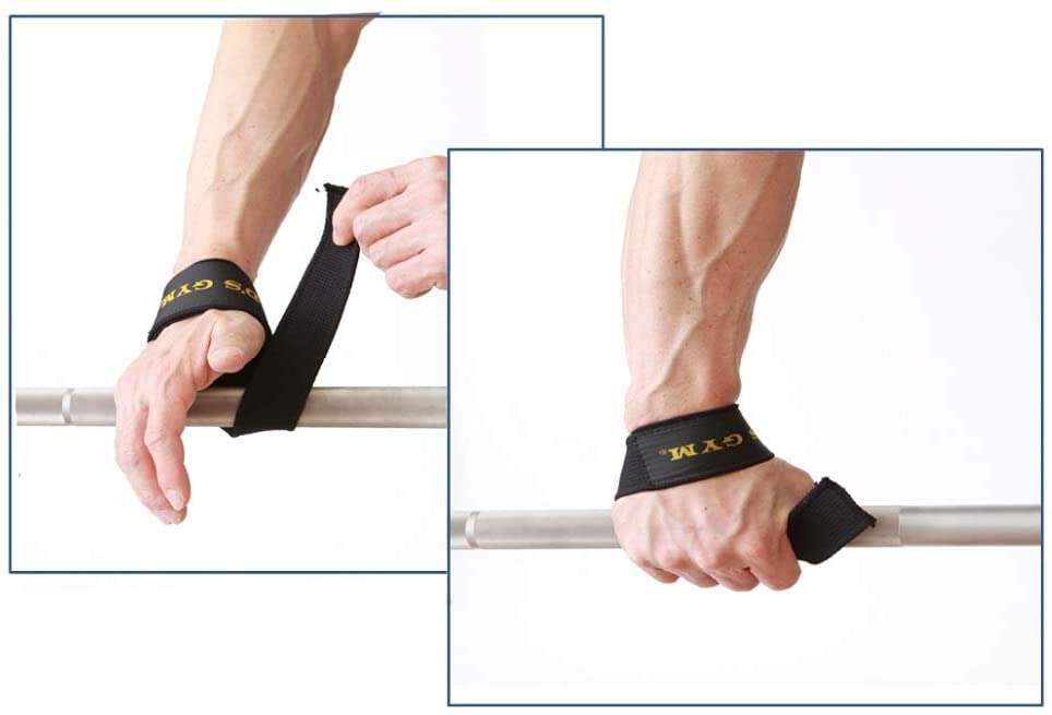ゴールドジム(GOLD`S GYM) リストストラップ　使い方